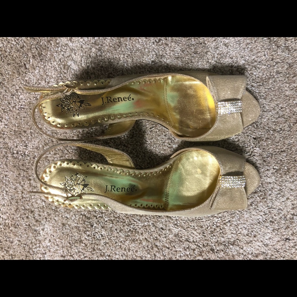 Gold Dressy Heels